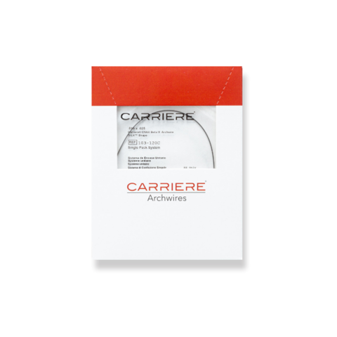Archwire M-Series Cu Nitanium Carriere D-LX 27 Stop SP Archwire,018''/0.46 mm., pcs